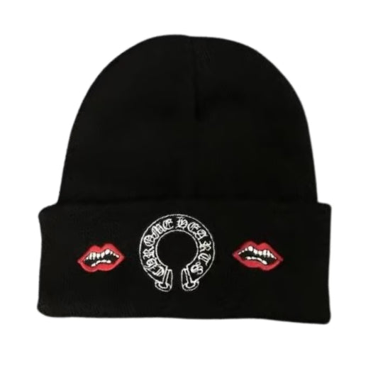 クロム ハーツ ビーニー レッド リップ ブラック